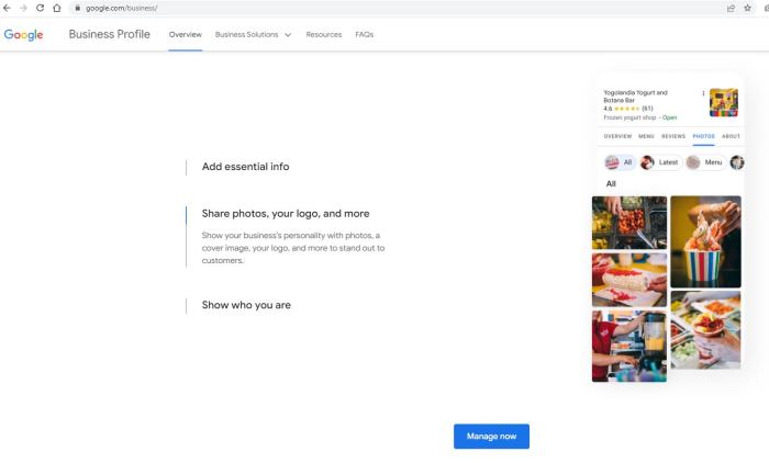 Google Business Profile for event venues